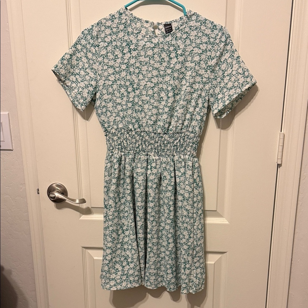 Floral Green dress